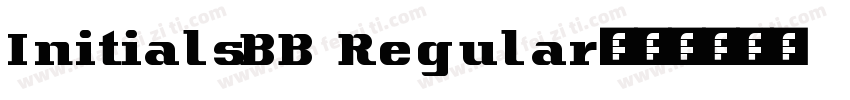 InitialsBB Regular字体转换